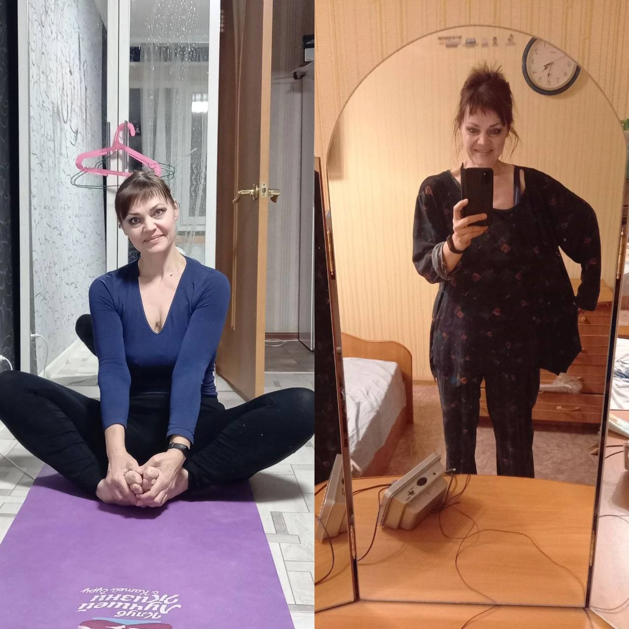 Оксана: фотографии в одежде и на занятии
